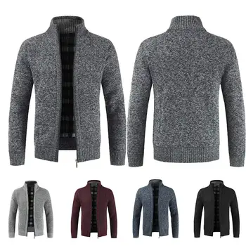 Hot Zipper Casual Sweater Coat Pullover Men's Warm Knitwear Winter Thicken Male Coat
Hot Zipper Casual Sweater Coat Pullover Men's Warm Knitwear Winter Thicken Male Coat