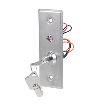 uxcell 1pc On/Off Key Switch Exit Switches Emergency Door Release SPST for Access Control with DC 12V Red LED Indicator
uxcell 1pc On/Off Key Switch Exit Switches Emergency Door Release SPST for Access Control with DC 12V Red LED Indicator