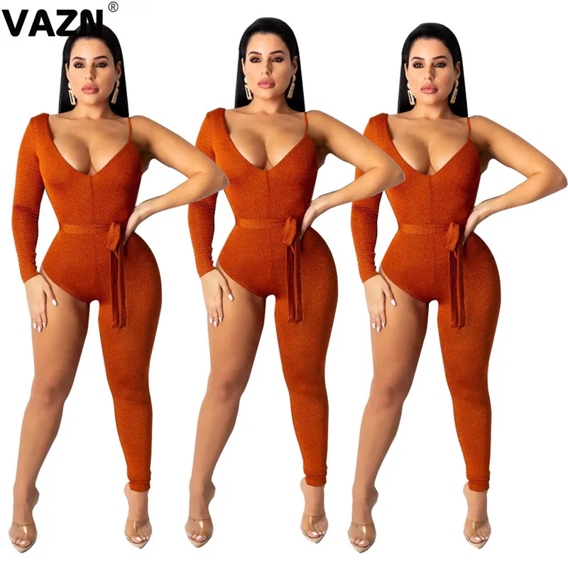VAZN NK041 Jumpsuit 2019 New Popular Style Solid Playsuits Women Deep V-Neck Full Sleeve Jumpsuits Asymmetric Pencil Long Pants
VAZN NK041 Jumpsuit 2019 New Popular Style Solid Playsuits Women Deep V-Neck Full Sleeve Jumpsuits Asymmetric Pencil Long Pants