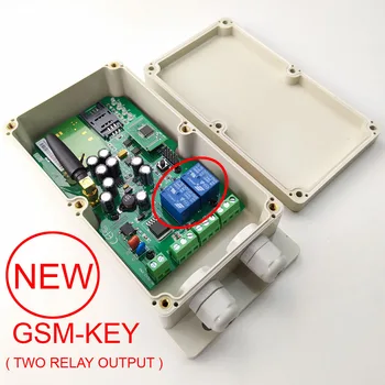 New GPRS version GSM-KEY-ADC GSM Remote controller SMS control relay output switch for sliding gate and door access control box
New GPRS version GSM-KEY-ADC GSM Remote controller SMS control relay output switch for sliding gate and door access control box