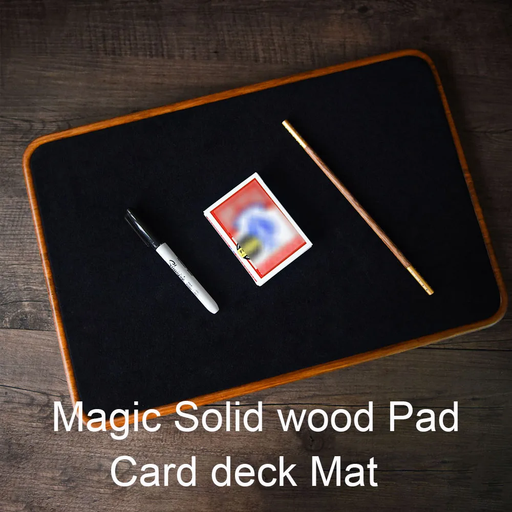 Magic Solid Wood Pad Card deck Mat Magic Tricks Close Up Magia Handmade Deluxe Magie Mentalism Illusions Gimmick Props Magicians
Magic Solid Wood Pad Card deck Mat Magic Tricks Close Up Magia Handmade Deluxe Magie Mentalism Illusions Gimmick Props Magicians