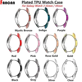 Protector Cases Compatible for Samsung Galaxy Watch 3 45mm,LAO XUE High Hardness Flexible TPU Protector Case Cover
Protector Cases Compatible for Samsung Galaxy Watch 3 45mm,LAO XUE High Hardness Flexible TPU Protector Case Cover
