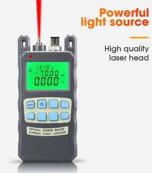 AUA-80A Optical Power Meter with Visual Fault Locator All-IN-ONE optical fiber tester 5KM 10km 20KM 30km VFL
AUA-80A Optical Power Meter with Visual Fault Locator All-IN-ONE optical fiber tester 5KM 10km 20KM 30km VFL