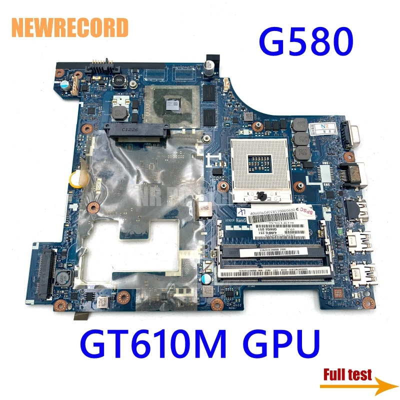 NEWRECORD QIWG5_G6_G9 LA-7981P для Lenovo G580 Материнская плата ноутбука HM76 DDR3 GT610M GPU основной плате
