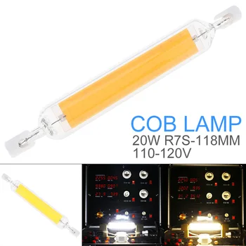 20W 118mm 110-120V Mini Glass 360 Degrees Dimmable Warm White / Cool White with Horizontal Plug COB Replace Halogen Lamp
20W 118mm 110-120V Mini Glass 360 Degrees Dimmable Warm White / Cool White with Horizontal Plug COB Replace Halogen Lamp