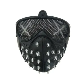 Halloween Punk Devil Cosplay Anime Stage Mask Ghost Steps Street Masquerade Death Masks Watch Dogs Rivet Party Face Masks 
Halloween Punk Devil Cosplay Anime Stage Mask Ghost Steps Street Masquerade Death Masks Watch Dogs Rivet Party Face Masks