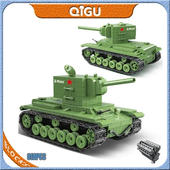 818PCS Military Tank Soviet Russia KV2 Tank Building Blocks Fit WW2 Soldier Police Army Bricks Kids Children Toys Gifts
818PCS Military Tank Soviet Russia KV2 Tank Building Blocks Fit WW2 Soldier Police Army Bricks Kids Children Toys Gifts