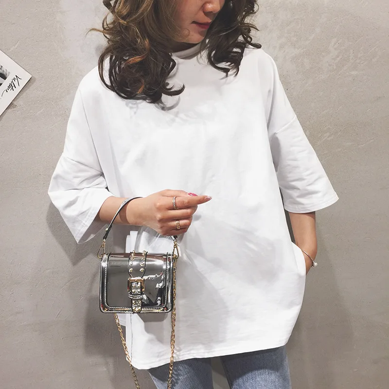 France Non-mainstream Bag Women's 2019 New Style Simple Textured Patent Leather Shoulder Bag liu xing shao nv Chain Shoulder Bag
France Non-mainstream Bag Women's 2019 New Style Simple Textured Patent Leather Shoulder Bag liu xing shao nv Chain Shoulder Bag