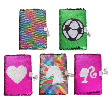 1PC Sequin Journal Notebook Football Pattern Practical Colorful Creative Organizer Writing Notebook Personal Diary with Lock
1PC Sequin Journal Notebook Football Pattern Practical Colorful Creative Organizer Writing Notebook Personal Diary with Lock