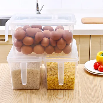 Newly Kitchen Food Storage Container Case Refrigerator Crisper Box with Handle Multifunctional
Newly Kitchen Food Storage Container Case Refrigerator Crisper Box with Handle Multifunctional