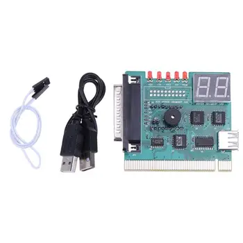 USB PCI PC Motherboard Diagnostic Analyzer POST Card with 2 Digit error code display for Laptop PC Test and analyze
USB PCI PC Motherboard Diagnostic Analyzer POST Card with 2 Digit error code display for Laptop PC Test and analyze