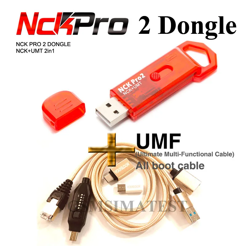 Оригинальный ключ Nck Pro 2 версии 2021 (ключ + UMT в 1) Функция 1 кабель UMF для полной