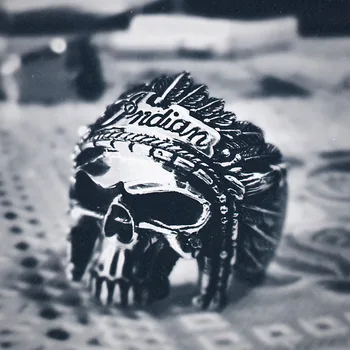 Beier 316L Stainless Steel ring Nordic Viking Amulet Indiana Pharaoh skull head high quality punk fashion Men Jewelry LR190
Beier 316L Stainless Steel ring Nordic Viking Amulet Indiana Pharaoh skull head high quality punk fashion Men Jewelry LR190
