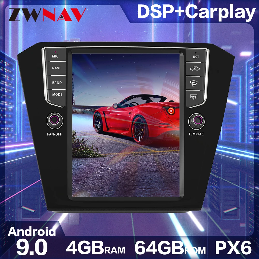 Tesla Style Android 9.0 GPS Navigation DVD Player For Volkswagen magotan 2016+ Car Auto Radio Stereo Multimedia Head Unit Player
Tesla Style Android 9.0 GPS Navigation DVD Player For Volkswagen magotan 2016+ Car Auto Radio Stereo Multimedia Head Unit Player