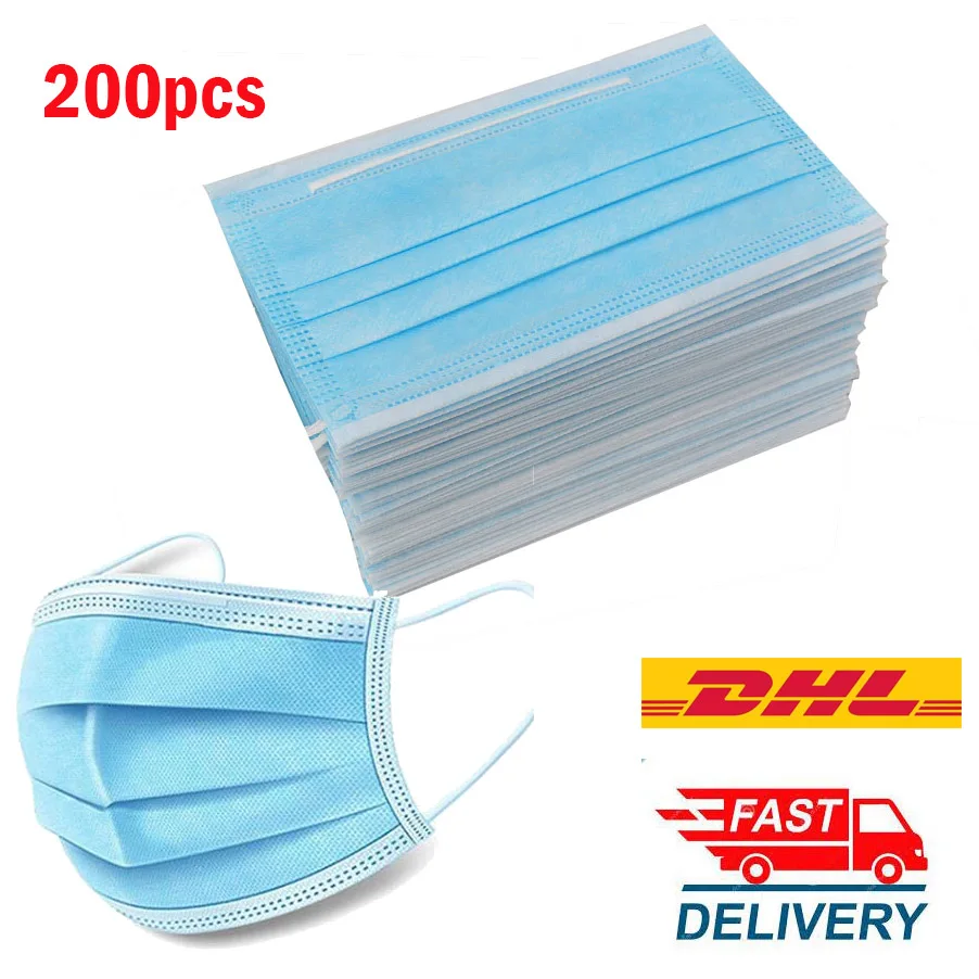 200pcs Disposable mouth face mask 3 Layer filter Masks Anti Dust Droplet pollution Personal protection Mask PM 2.5 N03073
200pcs Disposable mouth face mask 3 Layer filter Masks Anti Dust Droplet pollution Personal protection Mask PM 2.5 N03073