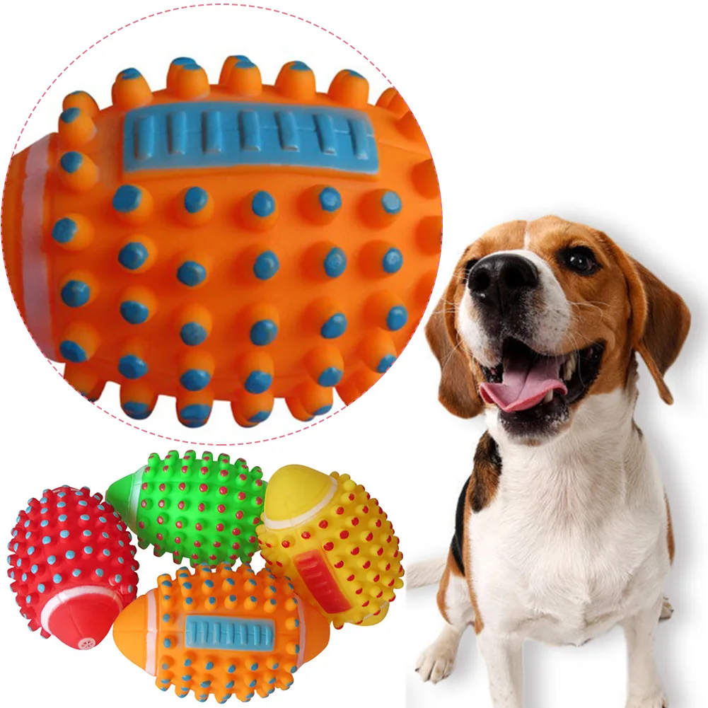 

Dog Rubber Ball Funny Trick Toy For Dogs Chew Squeaker Squeaky Dog Sound Toys Pet Dog Accessories Interactive Cats Toys