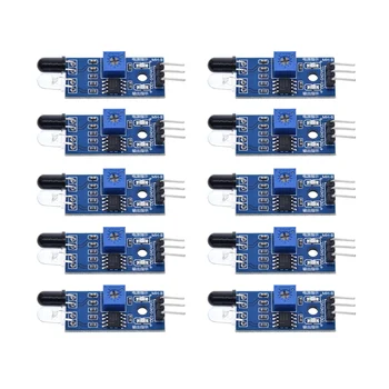 10PCS 3PIN DIY Smart Car Robot Reflective Photoelectric IR Infrared Obstacle Avoidance Sensor Module 
10PCS 3PIN DIY Smart Car Robot Reflective Photoelectric IR Infrared Obstacle Avoidance Sensor Module