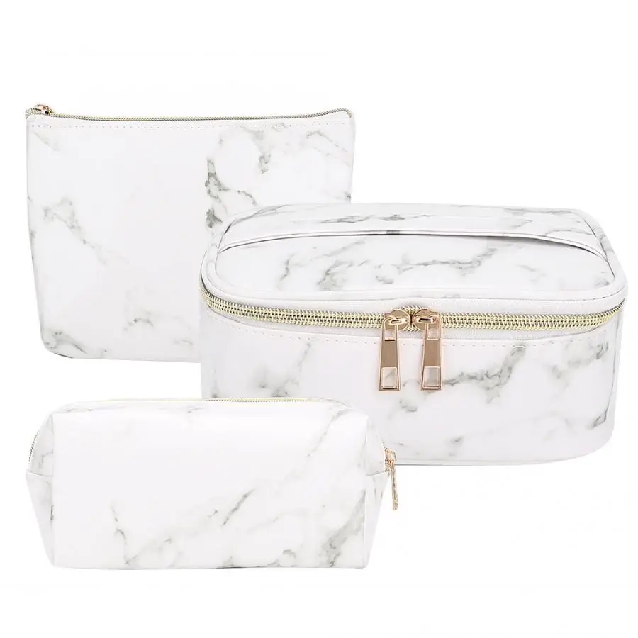 3Pcs Marbling Portable Cosmetics Case Makeup Brush Tool Storage Bag Travel Makeup Accessories
3Pcs Marbling Portable Cosmetics Case Makeup Brush Tool Storage Bag Travel Makeup Accessories