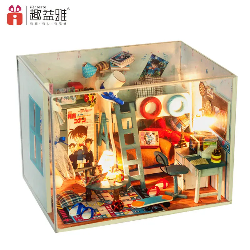 Miniature Doll House Assembled Blocks Toys Handcrafts Gifts DIY Wooden Dollhouse With Furnitures Kits
Miniature Doll House Assembled Blocks Toys Handcrafts Gifts DIY Wooden Dollhouse With Furnitures Kits