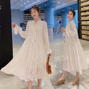 2020 Spring Korean Fashion Maternity Maxi Long Dress Plus Size Loose Clothes for Pregnant Women Sweet Long Sleeve Pregnancy
2020 Spring Korean Fashion Maternity Maxi Long Dress Plus Size Loose Clothes for Pregnant Women Sweet Long Sleeve Pregnancy