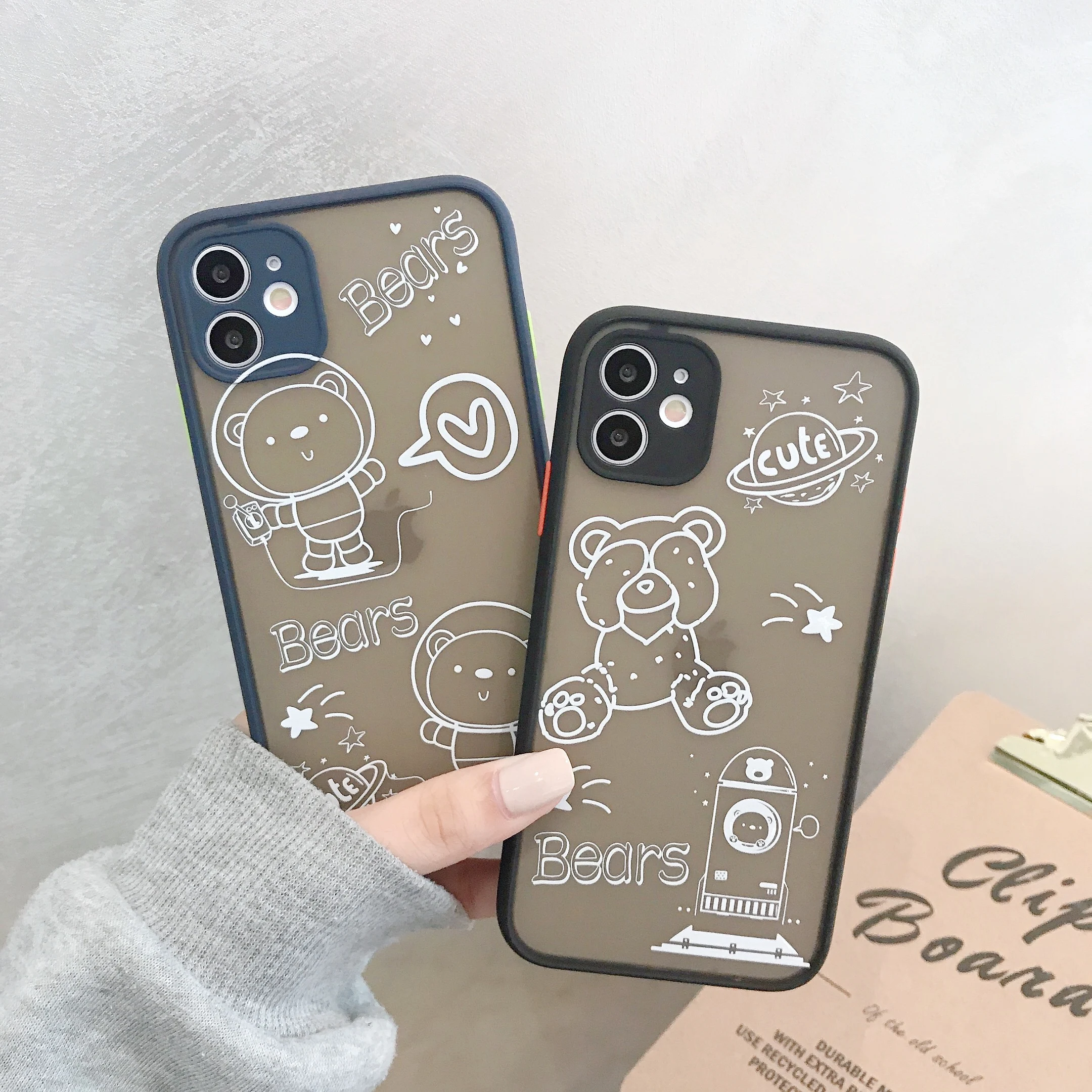 Matte Phone Case for IPhone 7 8 8Plus 10 11Promax 11 11Pro X XR XsMax SE2020 Hard Silicone Varnish Fashion Little bear case
Matte Phone Case for IPhone 7 8 8Plus 10 11Promax 11 11Pro X XR XsMax SE2020 Hard Silicone Varnish Fashion Little bear case