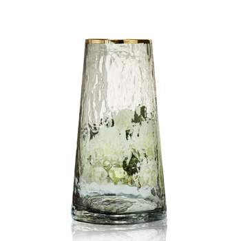 Scandinavian Hammer Pattern Glass Vase Smoky Grey Phnom Penh Art Flower Bottle Hydroponic Terrarium Wedding Home Decoration 
Scandinavian Hammer Pattern Glass Vase Smoky Grey Phnom Penh Art Flower Bottle Hydroponic Terrarium Wedding Home Decoration