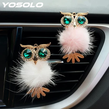 YOSOLO Crystal Owl Car Air Freshener Auto Outlet Perfume Clip Interior Accessories Car-styling Vent Solid Fragrance Diffuser
YOSOLO Crystal Owl Car Air Freshener Auto Outlet Perfume Clip Interior Accessories Car-styling Vent Solid Fragrance Diffuser