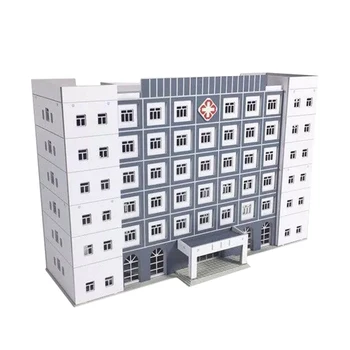 1:150 N Scale Train Sand Table Landscape DIY Assembly Model Hospital Building Architecture For Children Educational Toys Gift
1:150 N Scale Train Sand Table Landscape DIY Assembly Model Hospital Building Architecture For Children Educational Toys Gift