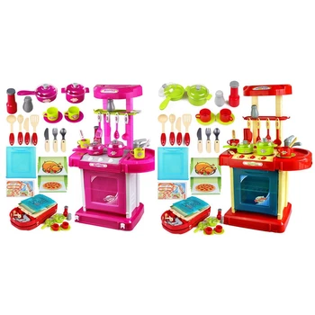 2Set Portable Pink/Red Electronic Children Kids Kitchen Cooking Girl Toy Cooker Play Set
2Set Portable Pink/Red Electronic Children Kids Kitchen Cooking Girl Toy Cooker Play Set