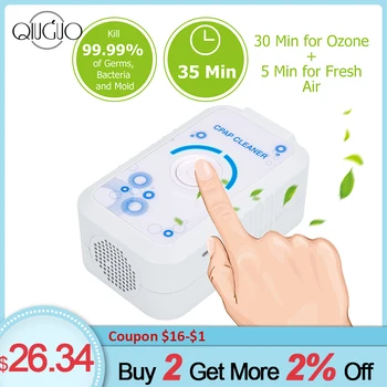 CPAP Cleaner and Sanitizer Mini Disinfection Sterilizer For Ventilator Machine Air Purifier Anti-Bacteria Disinfecter
CPAP Cleaner and Sanitizer Mini Disinfection Sterilizer For Ventilator Machine Air Purifier Anti-Bacteria Disinfecter