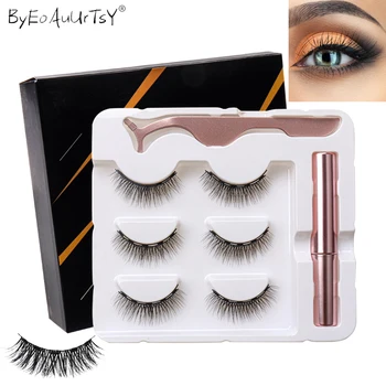 Magnetic Eyelashes 3D False Mink Lashes Magnetic Eyeliner Waterproof Liquid Tweezers Set Lasting Handmade Eyelash Makeup Tool
Magnetic Eyelashes 3D False Mink Lashes Magnetic Eyeliner Waterproof Liquid Tweezers Set Lasting Handmade Eyelash Makeup Tool
