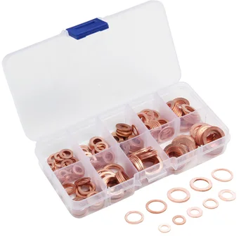 200pcs/set M5-M14 Car Oil Drain Plug Washer Copper Seal Ring Gasket For Engines Generators Automobiles Oil Pan Gaskets Washers
200pcs/set M5-M14 Car Oil Drain Plug Washer Copper Seal Ring Gasket For Engines Generators Automobiles Oil Pan Gaskets Washers