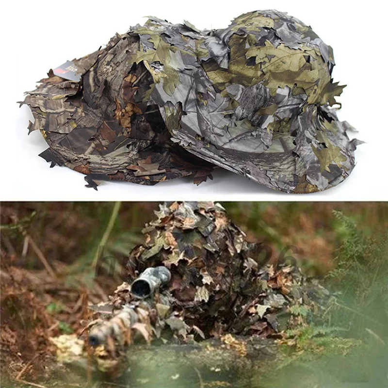 PureLeisure Fishing Caps 6 Colors Bionic Camouflage Fishing Hat 3D Leaves Head Sun Protection Baseball Cap Outdoor Sport Hats
PureLeisure Fishing Caps 6 Colors Bionic Camouflage Fishing Hat 3D Leaves Head Sun Protection Baseball Cap Outdoor Sport Hats