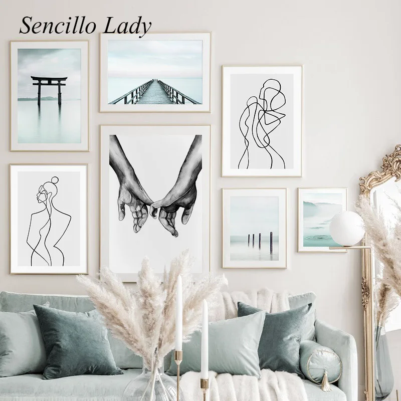 Torii Gate Lake Bridge Landscape Canvas Painting Line Drawing Abstract Poster Art Print Minimalist Wall Picture Home Decoration
Torii Gate Lake Bridge Landscape Canvas Painting Line Drawing Abstract Poster Art Print Minimalist Wall Picture Home Decoration