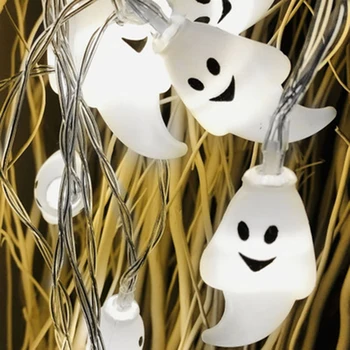 LED Halloween White Ghost Light String Ghost Halloween Decoration Light String 2 Horror Atmosphere Lights
LED Halloween White Ghost Light String Ghost Halloween Decoration Light String 2 Horror Atmosphere Lights