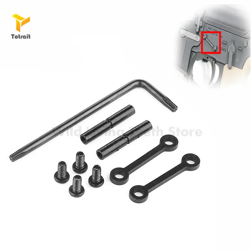 1 Set Anti Walk Rotation Pins Black Complete Anti Walk Rotation Pins Kit Set .154" For .223 .308 gun accessory hunting accessory
1 Set Anti Walk Rotation Pins Black Complete Anti Walk Rotation Pins Kit Set .154" For .223 .308 gun accessory hunting accessory