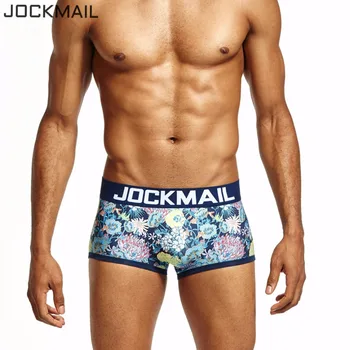 JOCKMAIL Brand Mens Underwear Boxer Floral print calzoncillos hombre calcinha cueca boxer masculina Panties shorts Gay underwear 
JOCKMAIL Brand Mens Underwear Boxer Floral print calzoncillos hombre calcinha cueca boxer masculina Panties shorts Gay underwear