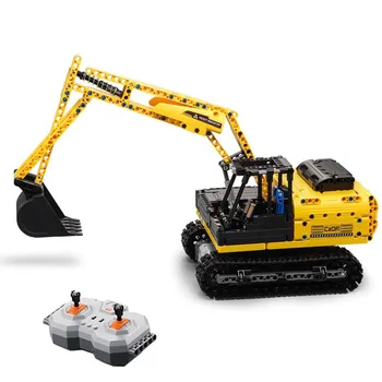 

Hot 544Pcs 2.4G Building Blocks Remote Control Toy Crawler Excavator Assemble RC Construction Vehicle Model DIY Educational Toys