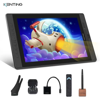 15.6 Inch Graphic Monitor Digital Pen Display Drawing Tablet with Screen IPS HD Kenting KT16 8192 Levels with 7 Hot Keys Dial
15.6 Inch Graphic Monitor Digital Pen Display Drawing Tablet with Screen IPS HD Kenting KT16 8192 Levels with 7 Hot Keys Dial