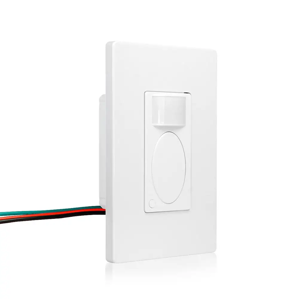 Sensky 110V 220V 2 in 1 Occupancy Vacancy Wall Mount Motion Sensor Switch PIR Infrared Light Switch with Time Delay 15s~30mins 
Sensky 110V 220V 2 in 1 Occupancy Vacancy Wall Mount Motion Sensor Switch PIR Infrared Light Switch with Time Delay 15s~30mins