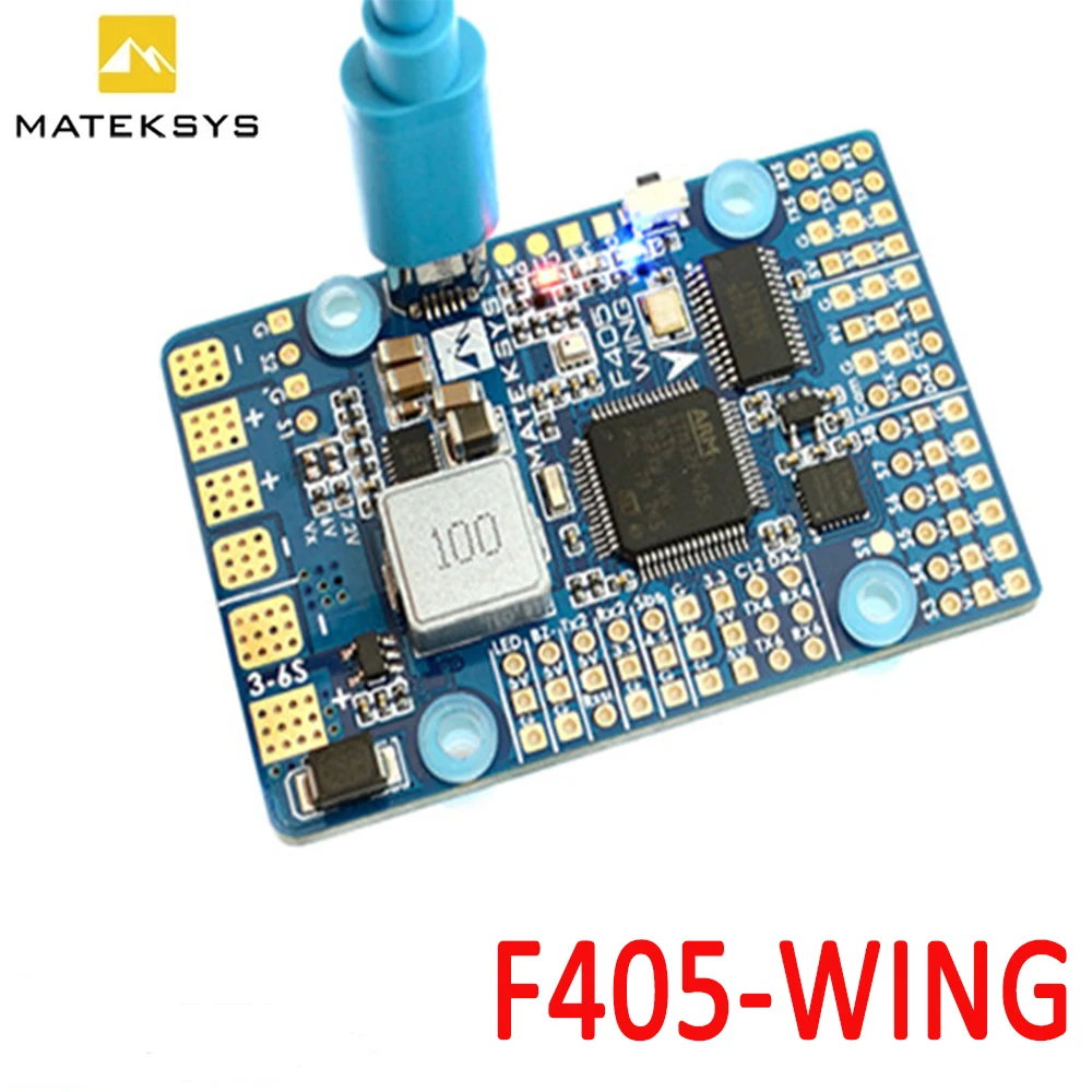 Matek Systems F405-WING TM32F405 Встроенный OSD игровые Джойстики для дистанционно управляемого