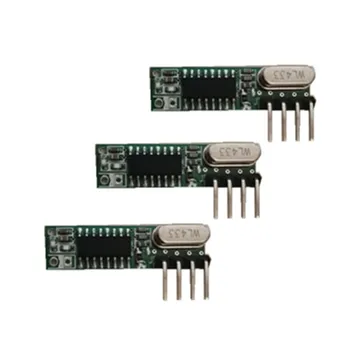 3pcs superheterodyne 433mhz rf Wireless receiver Module small size low power For 433 Mhz remote control
3pcs superheterodyne 433mhz rf Wireless receiver Module small size low power For 433 Mhz remote control