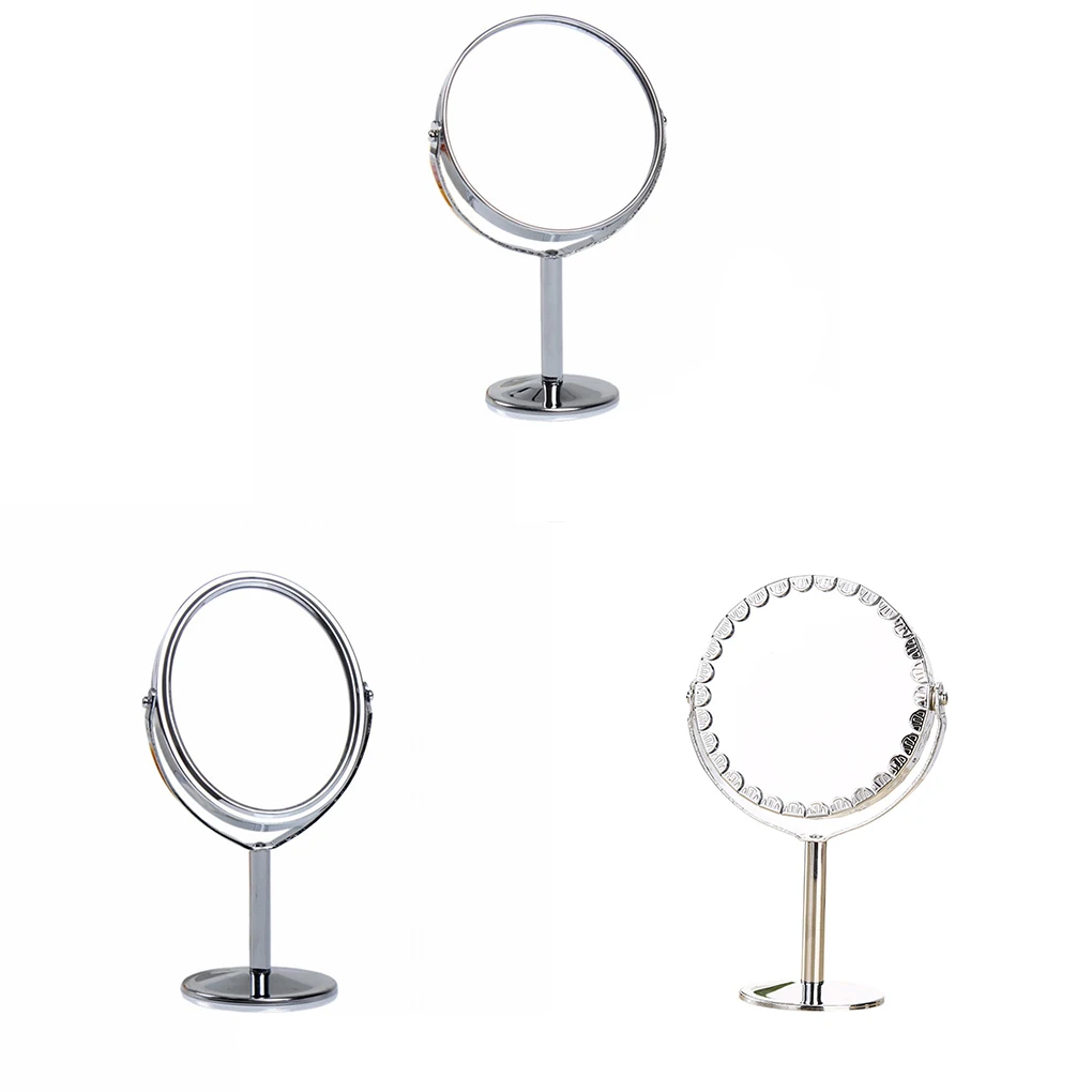 Makeup mirror desktop round oval table mirror simple ladies household metal Rotating double-sided vanity mirror
Makeup mirror desktop round oval table mirror simple ladies household metal Rotating double-sided vanity mirror