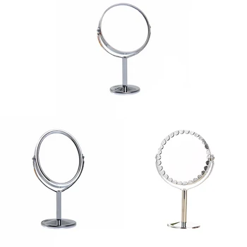 Makeup mirror desktop round oval table mirror simple ladies household metal Rotating double-sided vanity mirror
Makeup mirror desktop round oval table mirror simple ladies household metal Rotating double-sided vanity mirror