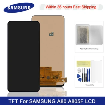 TFT For Samsung Galaxy A80 LCD SM-A805 A805 A805F Display Touch Screen Digitizer Assembly Replacement For Samsung A80 LCDs
TFT For Samsung Galaxy A80 LCD SM-A805 A805 A805F Display Touch Screen Digitizer Assembly Replacement For Samsung A80 LCDs