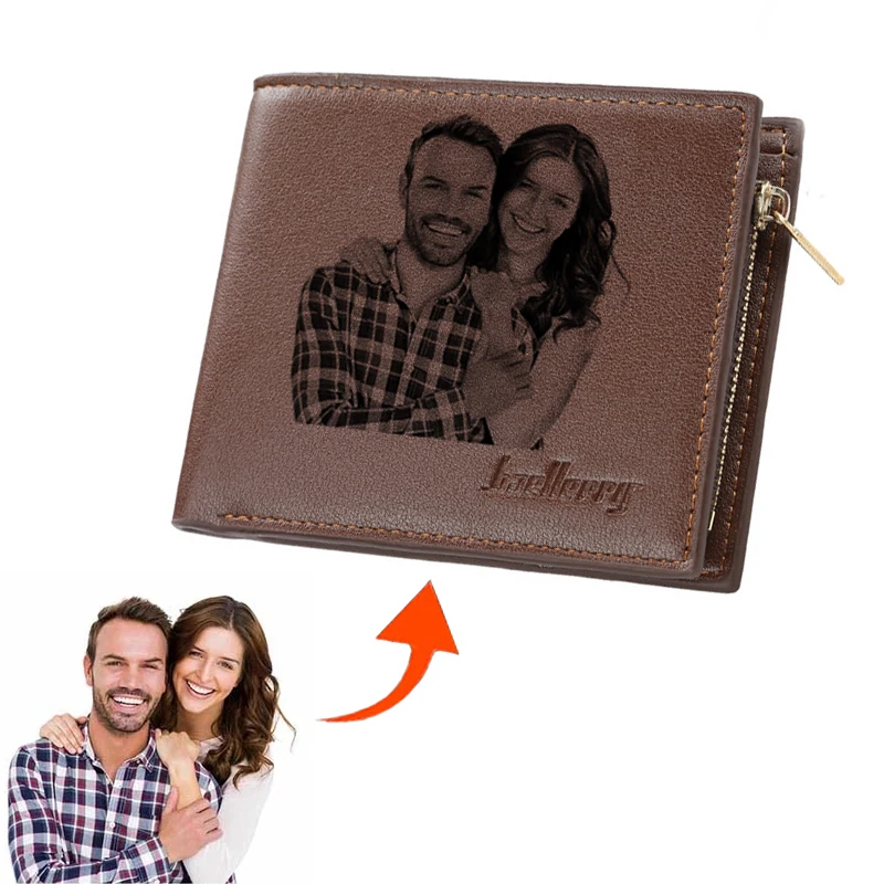 Picture Wallet Men Business Short Ultra-Thin Fashion Cowhide Bi-Fold Diy Customized Photo Carved Text Purse Valentine's Day Gift
Picture Wallet Men Business Short Ultra-Thin Fashion Cowhide Bi-Fold Diy Customized Photo Carved Text Purse Valentine's Day Gift