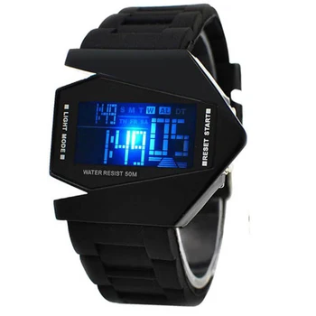 

2020 New Man Led Watch Bomber Flashlight LED+12/24Hrs Military Force Sport Digital Calendar Cuff Watch Relojes Hombre Digital