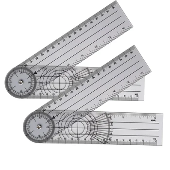 Folding Medical Spine Scale Orthopedics 360 Degree Measurement Rotating Medical Angle Joint Corner Ruler
Folding Medical Spine Scale Orthopedics 360 Degree Measurement Rotating Medical Angle Joint Corner Ruler