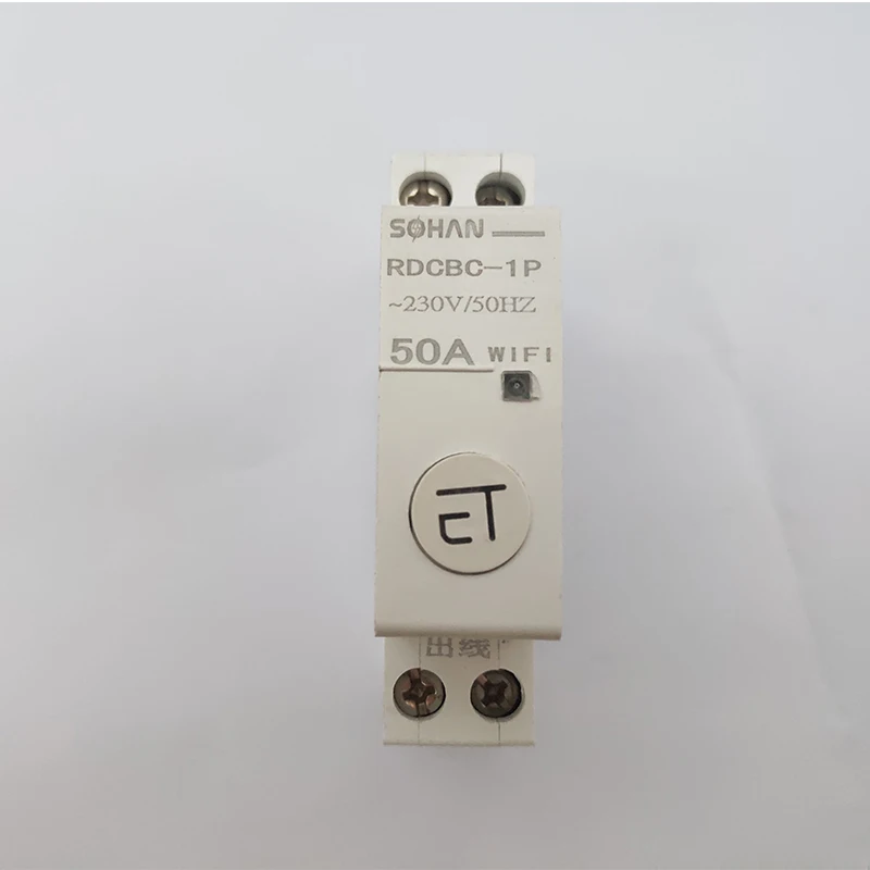 1P 50A WiFi Smart Circuit Breaker Automatic recloser overload and short circuit protection for Amazon Alexa and Google home
1P 50A WiFi Smart Circuit Breaker Automatic recloser overload and short circuit protection for Amazon Alexa and Google home