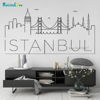 Istanbul Skyline Decal Turkey City Vinyl Sticker Mural Wall Art Wall Building Antenna Decor Wall Sticker Custom Room Decor BB161
Istanbul Skyline Decal Turkey City Vinyl Sticker Mural Wall Art Wall Building Antenna Decor Wall Sticker Custom Room Decor BB161